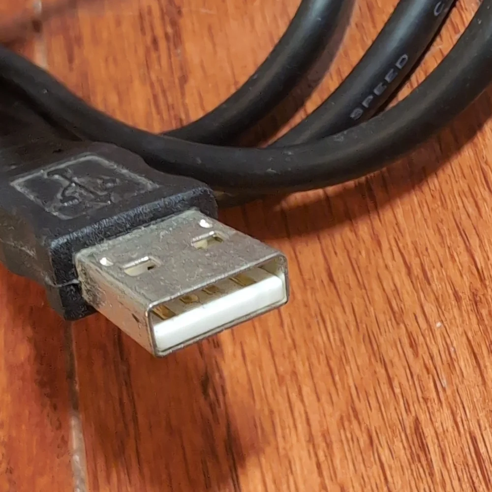 USB to Ethernet RJ-45 Cable Black